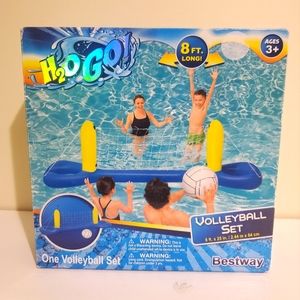 Brand NEW H2O Go! Volleyball Set pool 8 foot x 25 inches Bestway inflatable toy